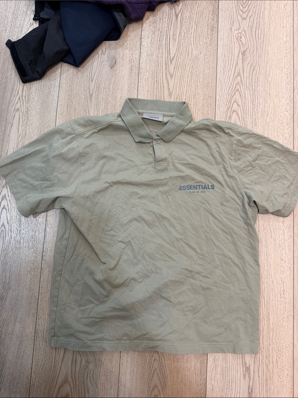 Essentials Men’s Light Sage Green Polo